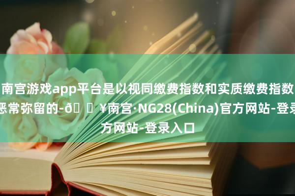 南宫游戏app平台是以视同缴费指数和实质缴费指数皆狠恶常弥留的-🔥南宫·NG28(China)官方网站-登录入口