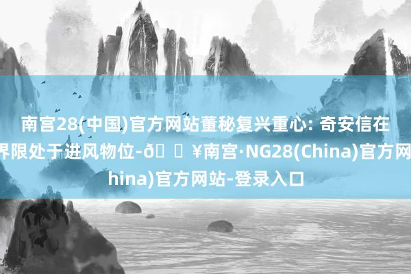 南宫28(中国)官方网站董秘复兴重心: 奇安信在国内云安全界限处于进风物位-🔥南宫·NG28(China)官方网站-登录入口