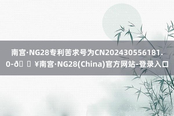 南宫·NG28专利苦求号为CN202430556181.0-🔥南宫·NG28(China)官方网站-登录入口