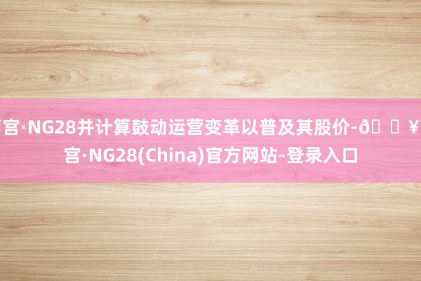 南宫·NG28并计算鼓动运营变革以普及其股价-🔥南宫·NG28(China)官方网站-登录入口